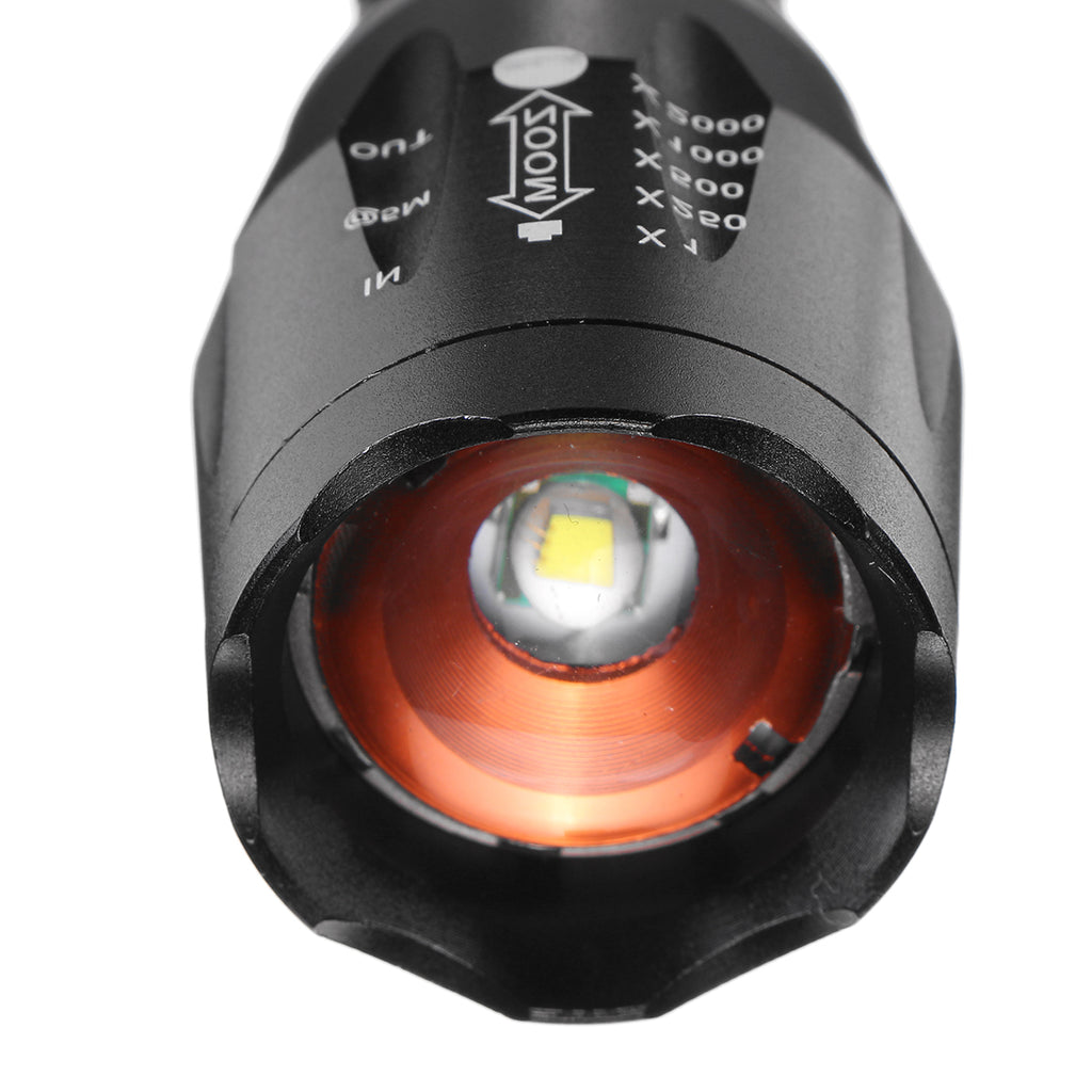 10W T6 5 Modes 18650 LED Tactical Flashlight Waterproof Mini Torch Hunting Work Light