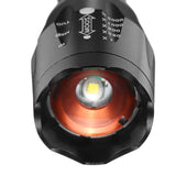 10W T6 5 Modes 18650 LED Tactical Flashlight Waterproof Mini Torch Hunting Work Light
