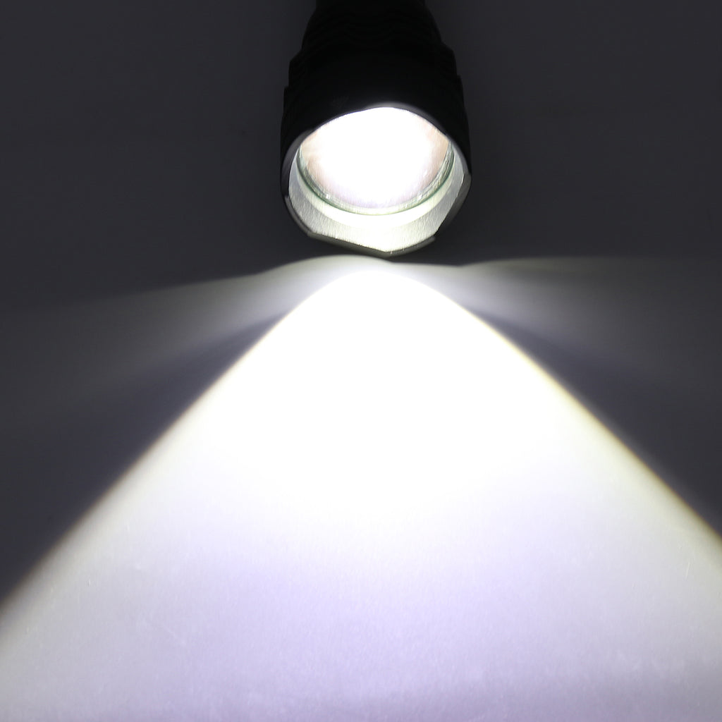 Tactical LED Flashlight Rechargeable 5 Modes Zoomable Waterproof Camping Hunting LED Torch Light