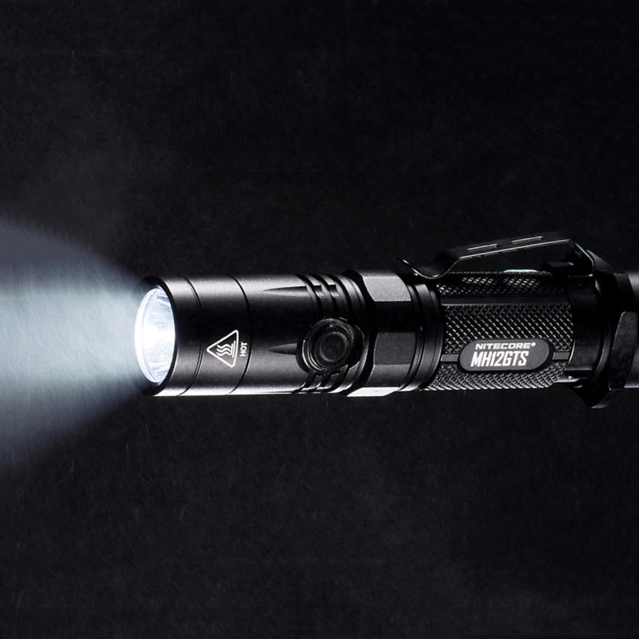 Nitecore MH12GTS XHP35 HD 1800LM 5 Brightness Levels 3Modes USB Rechargeable LED Flashlight 18650