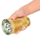 Haikelite MT03 Pure brass XHP70.2 21000Lumens Flashlight Pure brass case Limited Edition