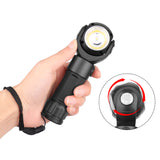 XANES® 1315 T6 + COB 7Modes 360° Rotating Head Flashlight Magnetic Tail USB Charging LED Torch