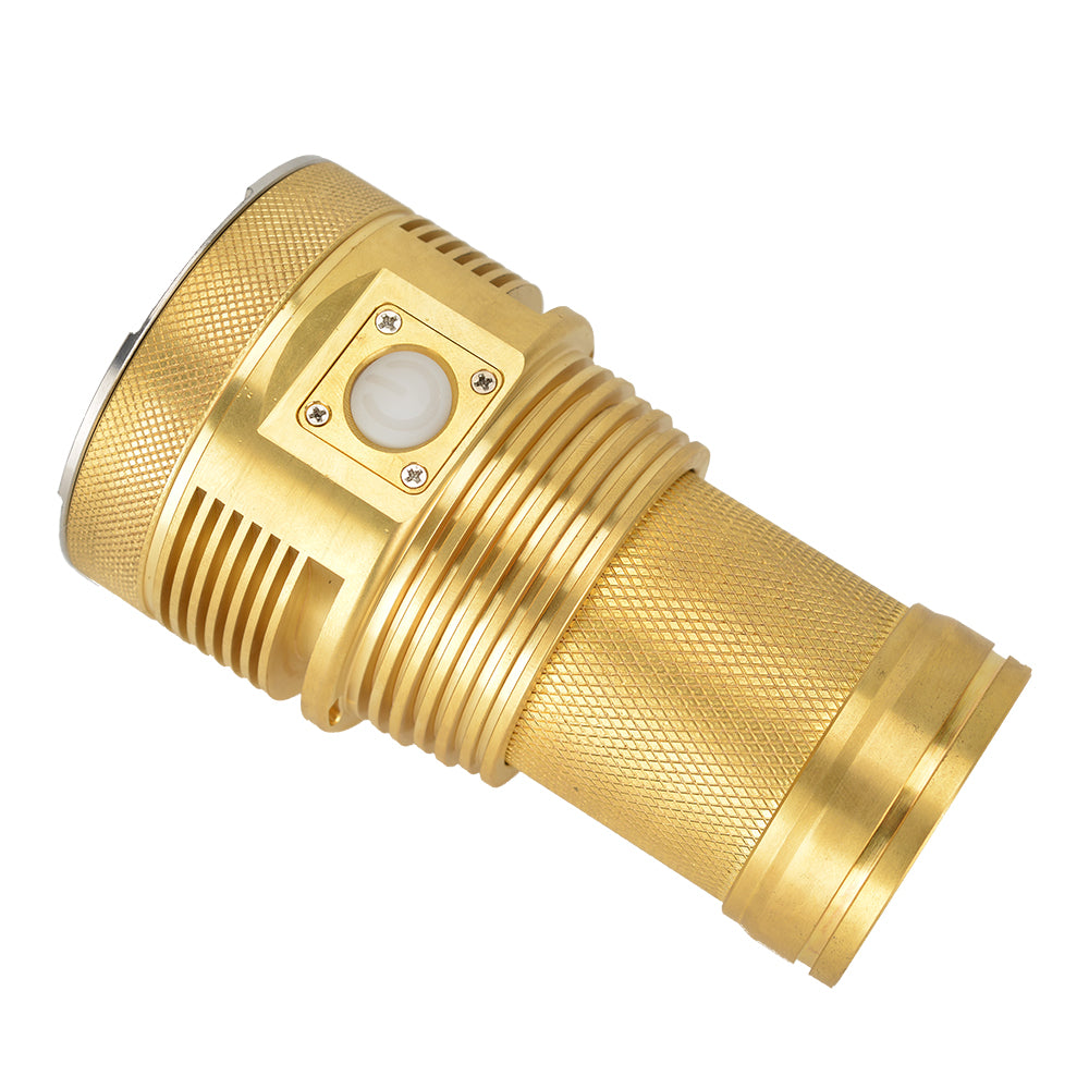 Haikelite MT03 Pure brass XHP70.2 21000Lumens Flashlight Pure brass case Limited Edition