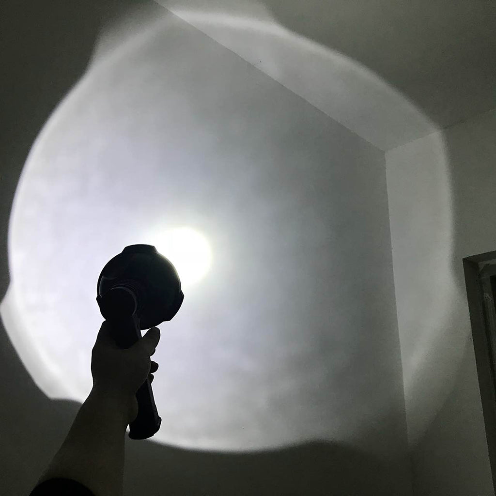 HF15 15W 600m Handheld Camping Spotlight USB Rechargeable Flashlight Outdoor Power Bank