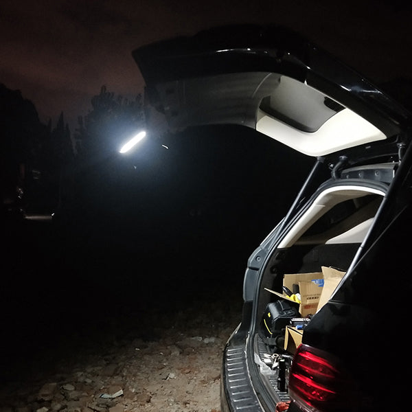XANES® 869 LED Flashlight Magnet 90° Free Adjustable USB Charging Work Lamp Camping Hunting Portable Torch Light With Hook Up