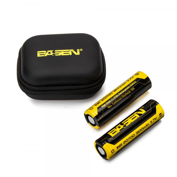 BASEN 1 Pcs 20700 Battery 3100mAh 30A Rechargeable Li-ion Battery For Camping Hunting Cycling