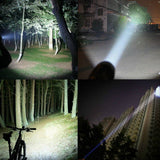 T6  800 Lumen 3 Modes Zoomable LED Flashlight 18650 Tactical Flashlight Waterproof Work Lamp Emergency Warning Lantern