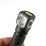 SKILHUNT H03R RC L2 U4 1200LM NW/CW USB Magnetic Charging LED Flashlight + Outdoor Headlamp