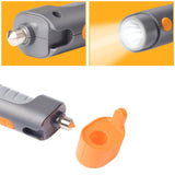4 in 1 XANES U22 USB Rechargeable Portable Safty Hammer & Powerbank & LED Flashlight & Emergency Whistle