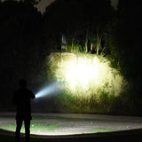 XANES® XH-P50 1000 Lumens LED Zoomable Flashlight 18650 Battery USB Rechargeable 3 Modes Work Lamp