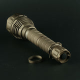 Sand Silver Color Convoy L2 XPL HI 1100LM 4Modes Tactical LED Flashlight with 2 Tubes