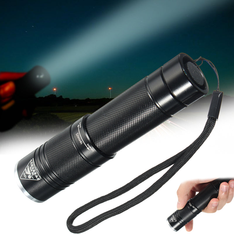 Elfeland D80  T6 3Modes Waterproof Diving LED Flashlight 10M 18650/AAA