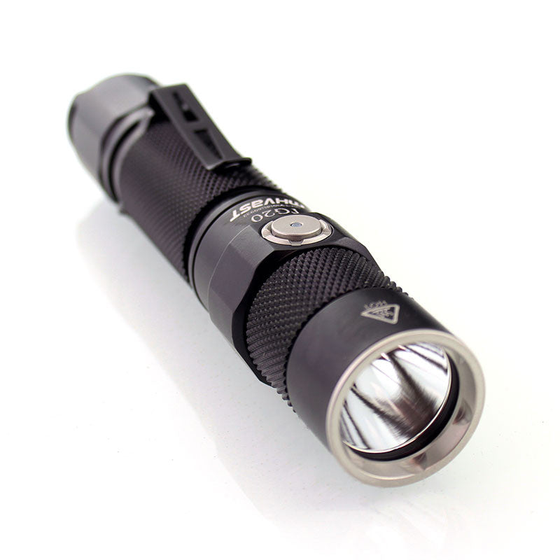 MHVAST TG20 XP-L 1A/3C 1250Lumens 7Modes Dimming USB Tactical & Memory Dual Mode LED Flashlight