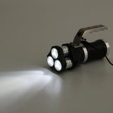 Handheld Spotlight 3000LM 18650 AC Rechargeable LED Flashlight