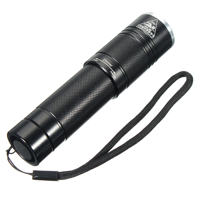 Elfeland D80  T6 3Modes Waterproof Diving LED Flashlight 10M 18650/AAA