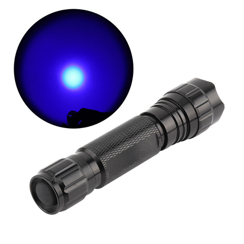 XANES 501B R5 Blue Light / Q5 Red Light / R5 Green Light / UV Purple Light Functional EDC Flashlight Hunting Searching Fluorescence Detection