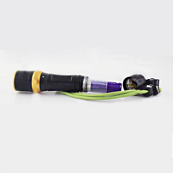 400LM Flashlight Diving 50m IP68 LED Light 1x18650 5 Modes Outdoor Hiking Fishing Travel Portable Lamp