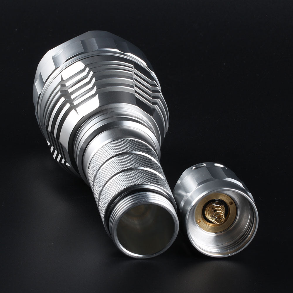 Sand Silver Color Convoy L2 XPL HI 1100LM 4Modes Tactical LED Flashlight with 2 Tubes