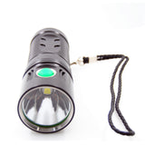 SHUOLIDE 1300C XHP70 3500Lumens 4Modes Dimming USB Rechargeable Portable LED Flashlight 18650