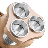 US Plug + 3x T6 Portable 18650 LED Flashlight Rechargeable Tactical ç