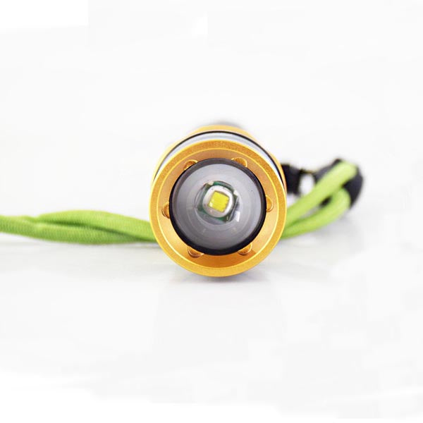 400LM Flashlight Diving 50m IP68 LED Light 1x18650 5 Modes Outdoor Hiking Fishing Travel Portable Lamp