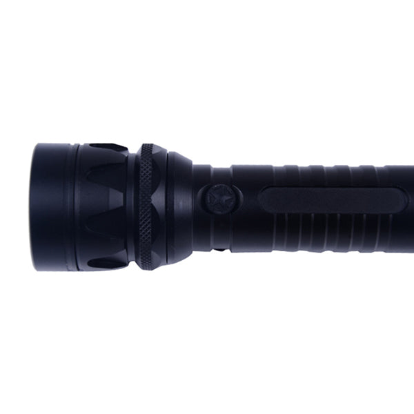 Elfeland  T6 2000LM 4Modes Body Switch Zoomable LED Flashlight 18650/AAA
