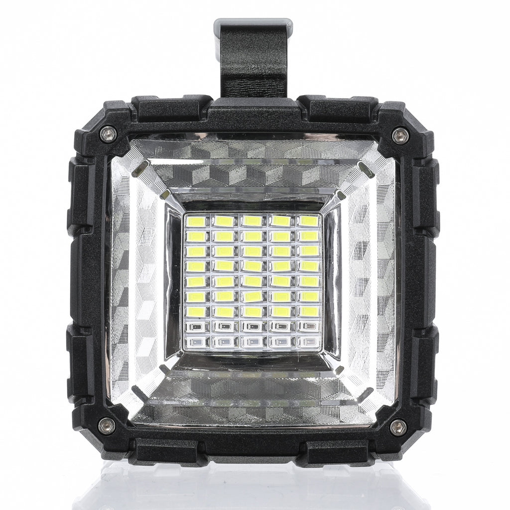 Xmund XD-FL2 P50+45LED 3Modes Double Light 1000Lumens USB Rechargeable Portable LED Flashlight & Powerbank