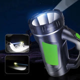 XANES® YD-838 150lmLM LED+100LM COB Flashlight Waterproof  USB Rechargeable Searchlight Outdoor Fishing Light