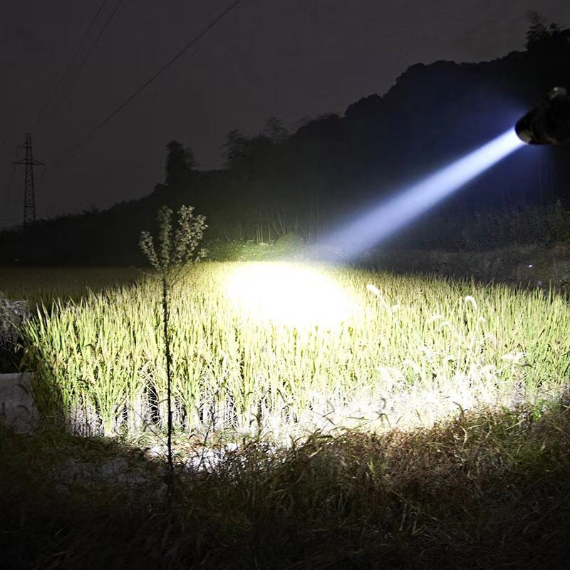 XANES® YD-838 150lmLM LED+100LM COB Flashlight Waterproof  USB Rechargeable Searchlight Outdoor Fishing Light