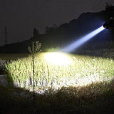 XANES® YD-838 150lmLM LED+100LM COB Flashlight Waterproof  USB Rechargeable Searchlight Outdoor Fishing Light