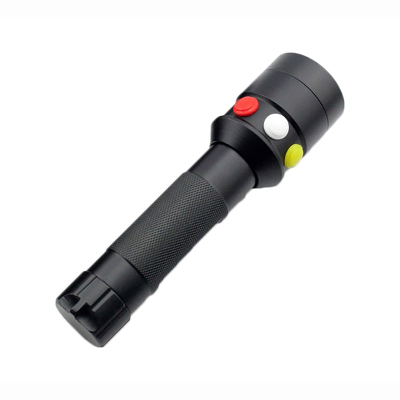 Yupard Q5 600LM 13LEDs 7Modes Railway Signal LED Flashlight White/Red/Green/Yellow Light