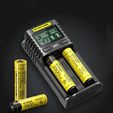 NITECORE UMS2 USB Battery Charger LCD Screen Smart Charger For 26650 18650 21700 16340 18350