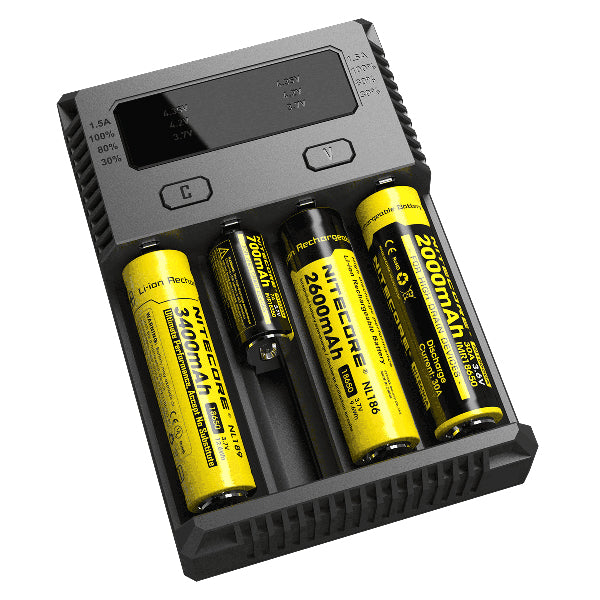 Nitecore NEW I4 Intelligent Smart Li-ion/IMR/LiFePO4 Battery Battery Charger For Almost all Battery Types