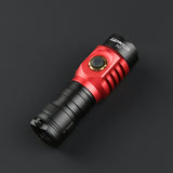 Astrolux S43 Green Red Color 2100LM Stepless Dimming EDC Flashlight Tactical Safety Hammer