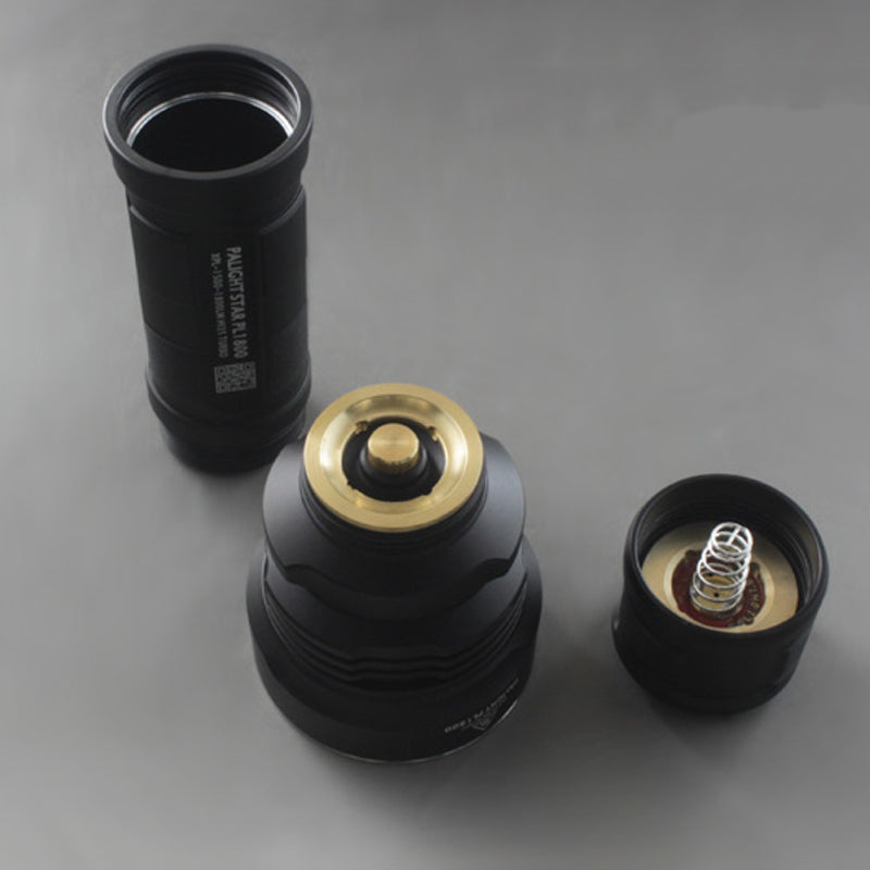 New PALIGHT PL-1800  HI 1500LM 6Modes Brightness Long-rang Tactical LED Flashlight 26650/18650