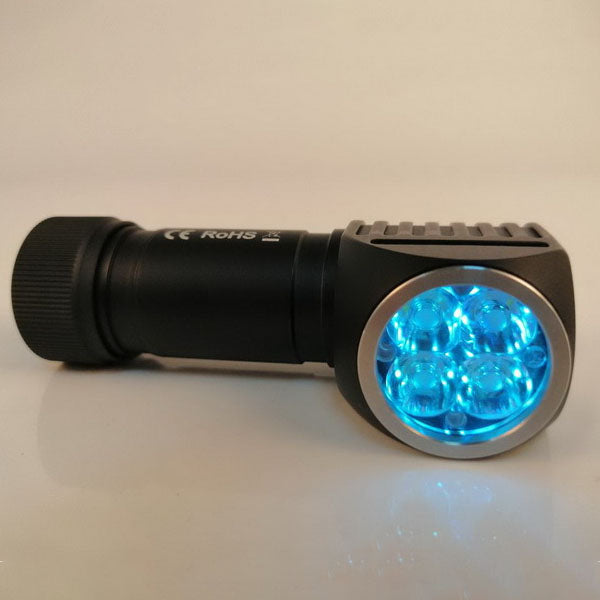 Fireflies PL47 Generation II Ice Blue 4500Lumens NICHIA/SST20/XPL L-Shape Headlight  Flashlight 18650