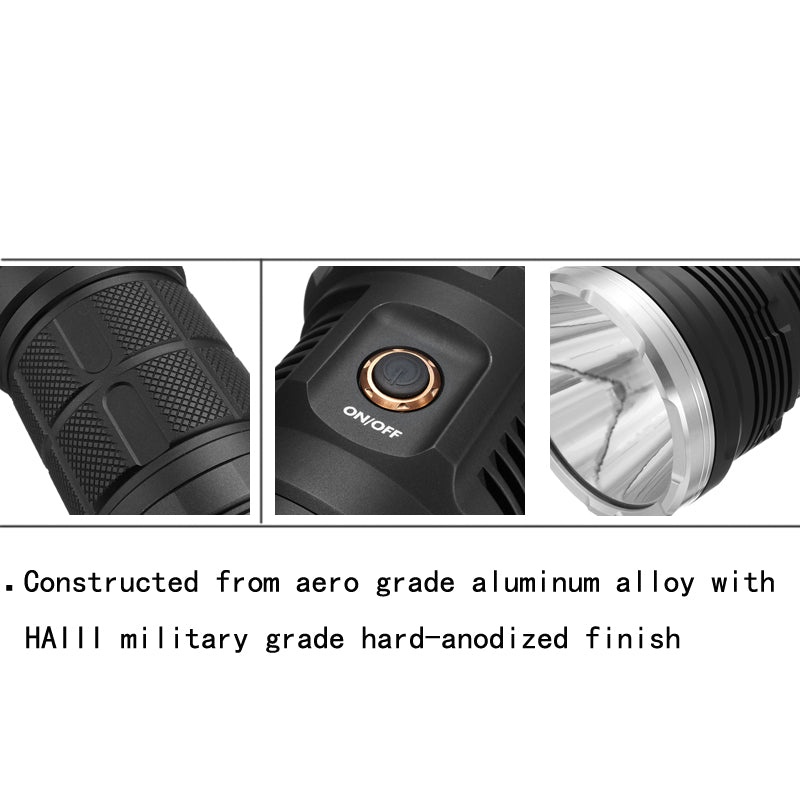 Astrolux MF02 XHP35 HI 3000LM CW Long-range Searching LED Flashlight 1587M