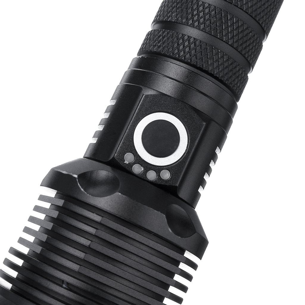 XANES P50 70W Flashlight 5 Modes EU/UK/US Plug Charging 5 Modes Torch Light Hunting Camping Work Lamp