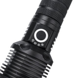 XANES P50 70W Flashlight 5 Modes EU/UK/US Plug Charging 5 Modes Torch Light Hunting Camping Work Lamp