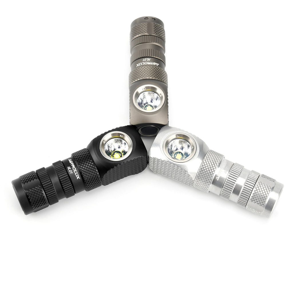 Astrolux® HL01 1200lm Anduril UI Magnetic Headlamp L-shape Flashlight + 30Q 3000mAh 18650 Battery