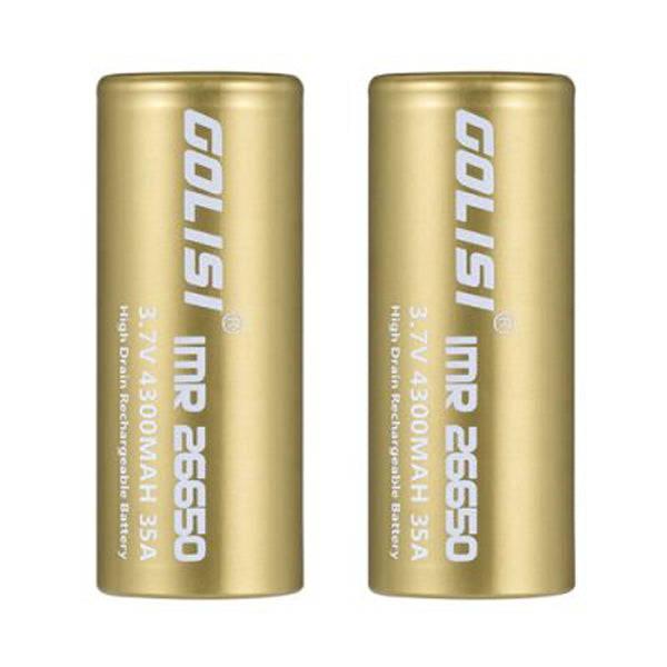 1PCS GOLISI S43 IMR26650 4300mah 35A Protected Rechargeable Plate Head High-drain 26650 Battery
