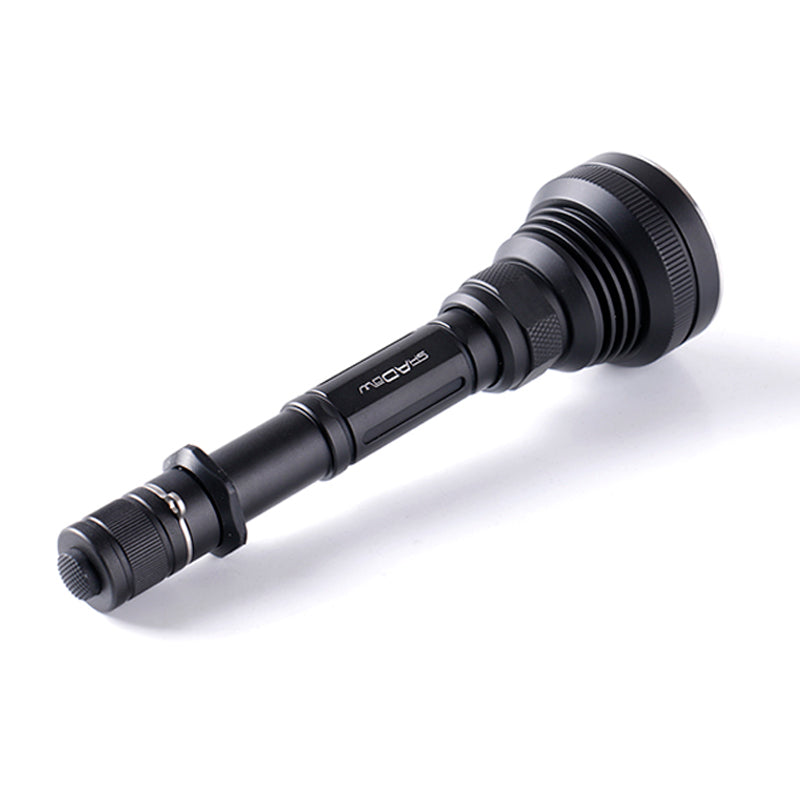 AMUTORCH TC500 XHP50/XHP70 3800Lumens 30W Dual Switch Brightness Powerful LED Flashlight 18650