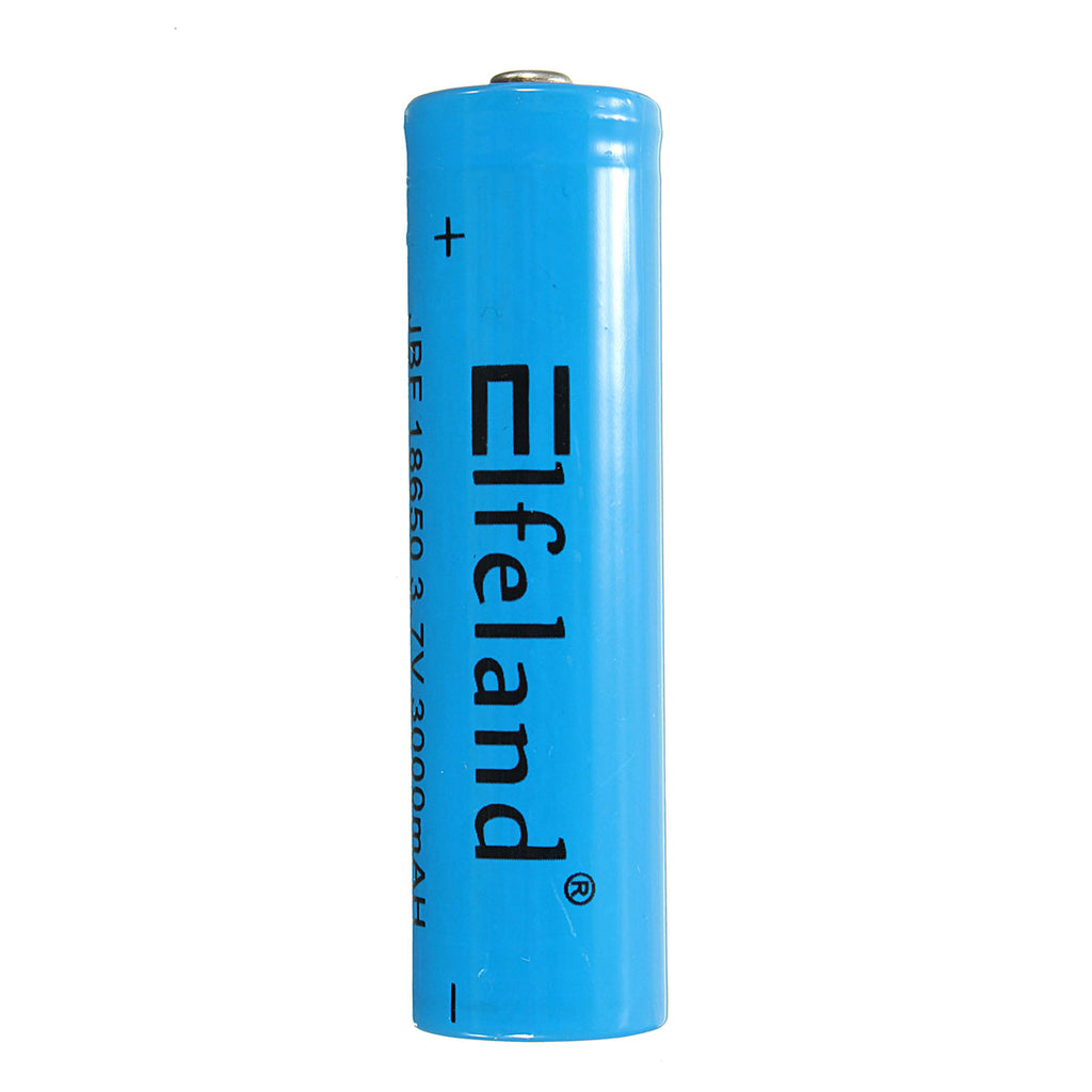 1Pcs Elfeland 18650 3000mAh 3.7V Rechargeable Li-ion Battery