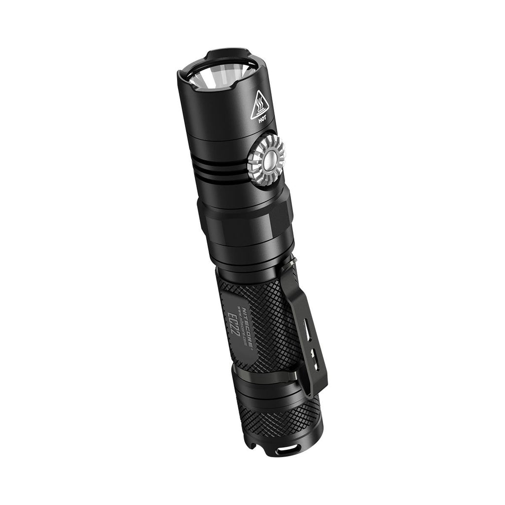 Nitecore EC22 XP-L HD V6 0.5LM To 1000LM Stepless Dimming EDC Mini LED Flashlight 18650