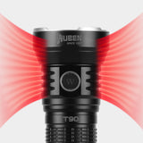 Wuben T90 10000 Lumens 18650 Battery Flashlight IP68 Waterproof 410m Beam Distance Torch Light Camping Hunting Portable Work Lamp