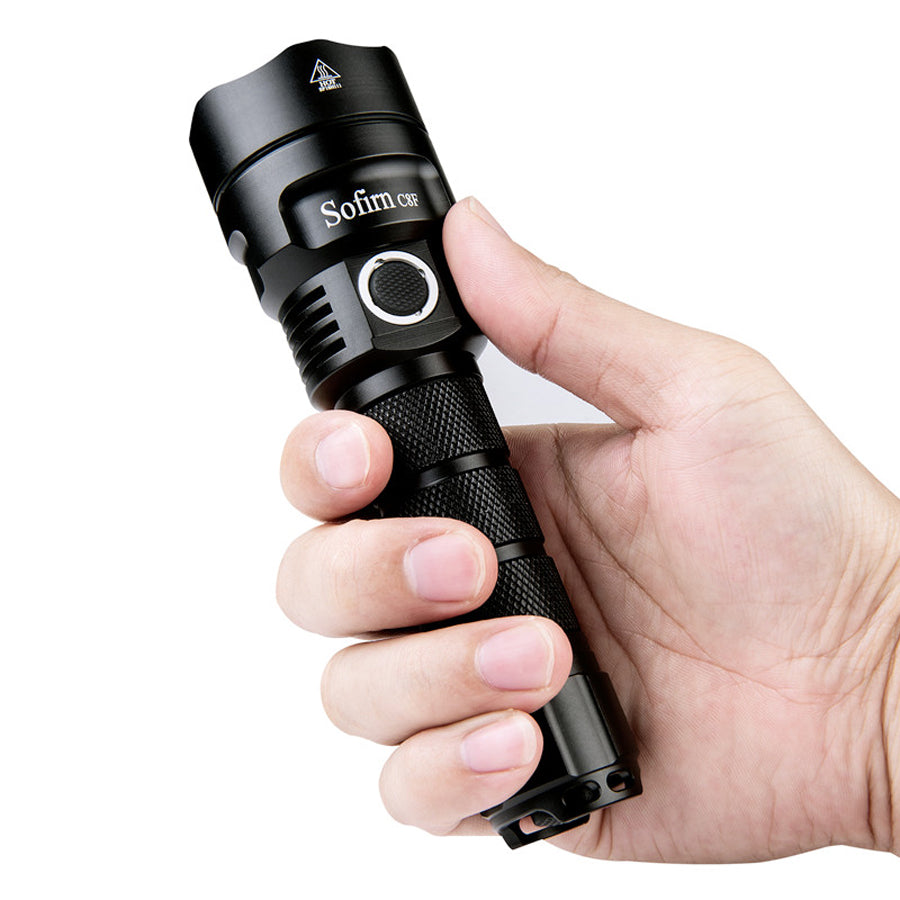 Sofirn C8F 21700 Version 3x XPL 3500LM 4 Mode Groups Torch Triple Reflector LED Flashlight Torch