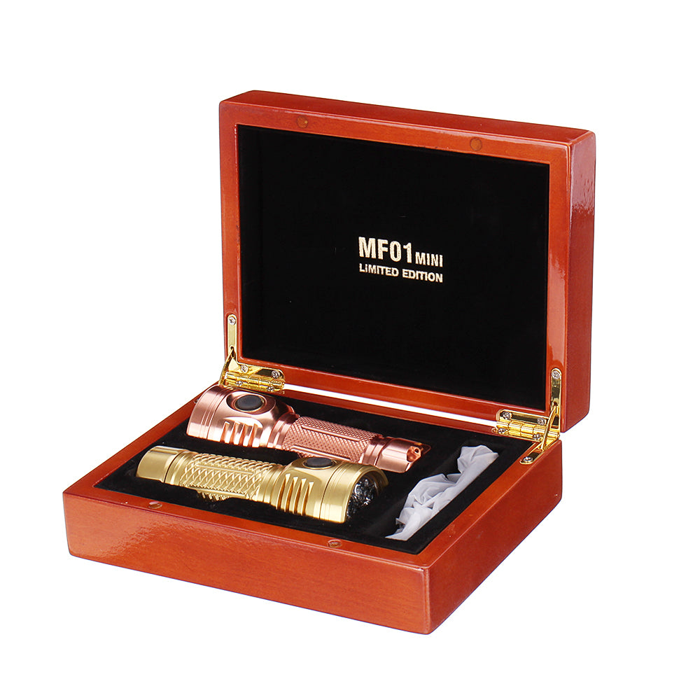 Astrolux MF01 Mini Limited Edition Set 7* SST20 5500LM Type-C Rechargeable Campact EDC Flashlight Copper Brass Flashlight