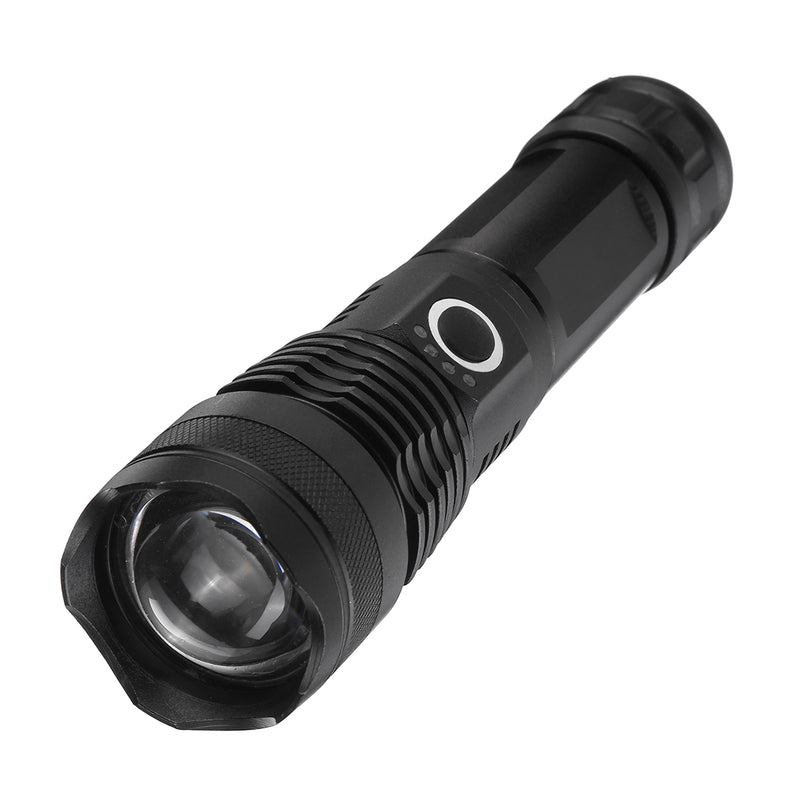 XANES P50 50W 800LM Flashlight USB Rechargeable 5 Modes Tactical Torch Light
