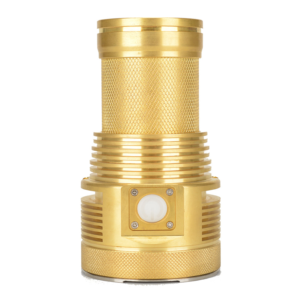 Haikelite MT03 Pure brass XHP70.2 21000Lumens Flashlight Pure brass case Limited Edition