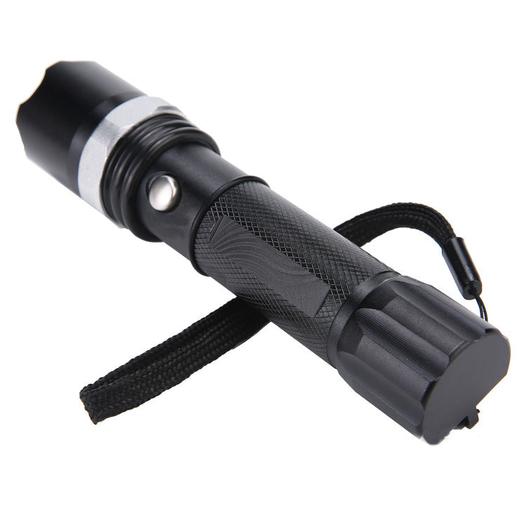 XANES 808 350Lumens Brightness Long-rang Research Zoomable LED Flashlight Suit with 18650+Charger+Car Charger